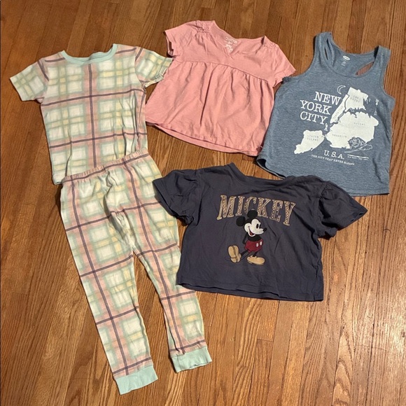 GAP and Others Kids Plaid Pajama Set and Tees - Picture 1 of 9